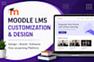 customize and design your moodle lms website