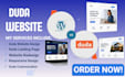 build a duda website, duda website builder, design and duda landing page design