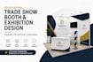 design a professional event signage banner conference backdrop