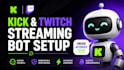 do kick stream, twitch streaming, live streaming chat bot, kick chatbot for you