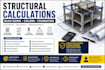 structural calculations beam sizing column foundation