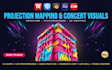 do resolume 3d mapping vj loops projection mapping concert visuals touchdesigner