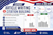 write and publish article for eb1a eb2niw visa applicant