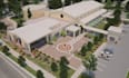create 2d and 3d moderns church sanctuary and floor plan designs