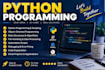 develop, debug and fix python programming projects