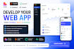 develop your web app using lovable replit and base44