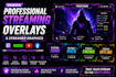 design professional streaming overlays and streamer graphics
