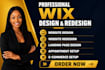 design wix cleaning website, wix construction website and wix website