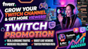 create a professional twitch channel, branding and stream