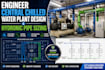 engineer central chilled water plant design and hydronic pipe sizing
