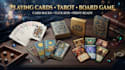 custom playing cards tarot cards, cards backs, tuck boxes and board games