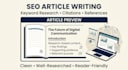 write articles, blog posts and educational content