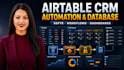 setup airtable database, airtable CRM, API integration, softr webapp and zapier