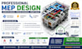 design hvac systems, manual jds calculations, duct layouts and revit mep bim