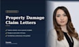 write a property damage claim letter UK solicitor