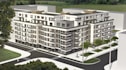 render multi storey apartment for real estate listing,residential complex design