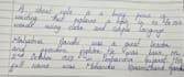 handwrite any letters and notes