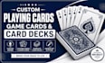 design custom playing cards, game cards, and card decks