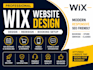 design wix website, redesign wix website, and create wix booking