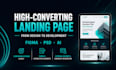 design and develop a responsive high converting landing page