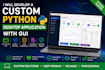 develop a custom python desktop application with gui