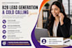 do lead generation, and sales pitch writing