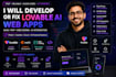 develop or fix lovable ai web apps, saas mvp, vibe coding, replit ai, loveable