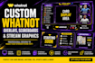design custom whatnot overlays, scoreboards and stream graphics