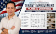 create professional tenant improvement plans and drawings