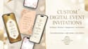 design a custom digital event invitations