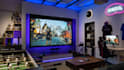 design a realistic 3d gaming room and gaming setup