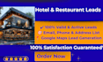 do data entry, web research, and hotel lead generation