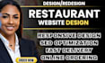 design restaurant bakery website, online ordering, reservation system worpress