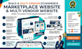 build a multi vendor ecommerce marketplace website and multi vendor website