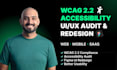 audit and redesign your website UI UX for wcag accessibility