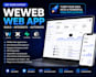 build a weweb web app with xano supabase and API integrations