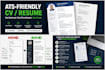 create an ats friendly CV resume for UK job applications