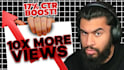 design high quality youtube thumbnails to boost CTR