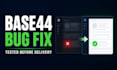 fix base44 bugs and debug your base44 app with tested results
