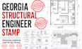 provide a well structured engineer stamp for georgia mep permit approval
