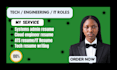 do tech resume, IT resume, engineering resume, ats resume, tech resume writing