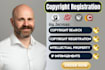 file copyright registration application, ip registration, songs, book