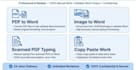convert scanned pdf to editable word same formatting fast