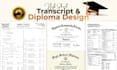 design high school diploma, ged certificate, home school, university transcript