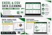 clean and analyze your excel or CSV data