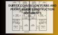 design duplex conversion plans and permit ready construction documents