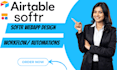 setup softr airtable softr app automate airtable expert softr interface
