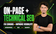 fix on page and technical SEO issues
