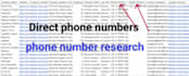 find direct phone numbers for lead generation