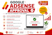 provide google adsense approval and complete adsense setup